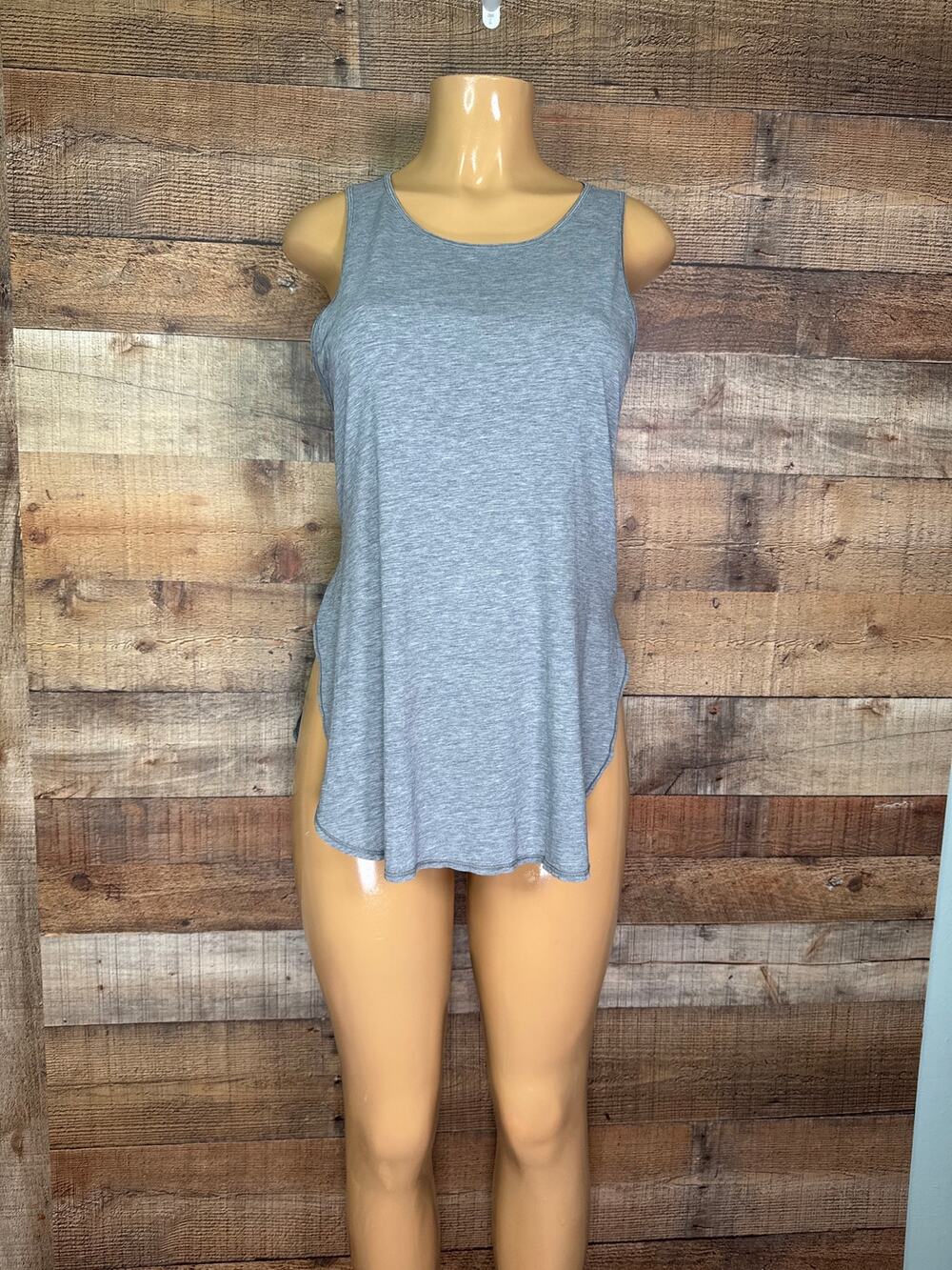 Lululemon Cruiser Tank Top Heathered Medium Grey Size 6 8